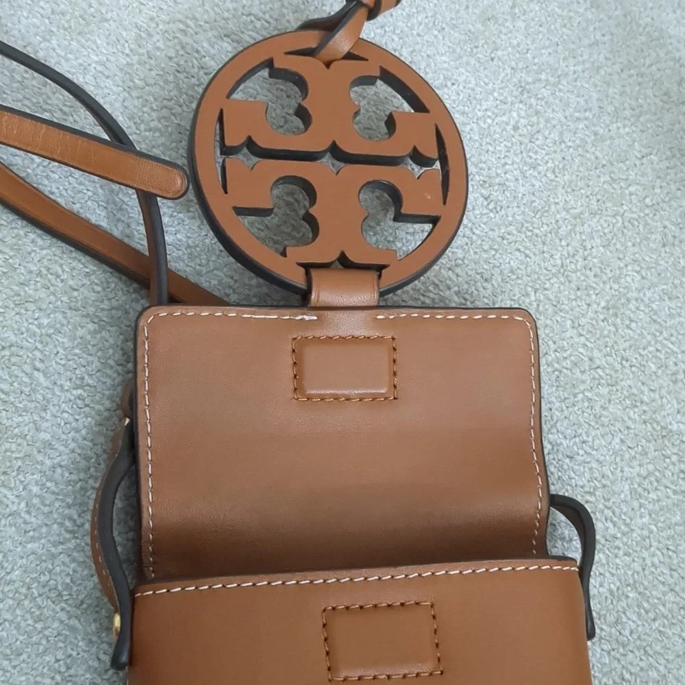 Tory Burch Brown Leather Crossbody Bag - Picture 7 of 10